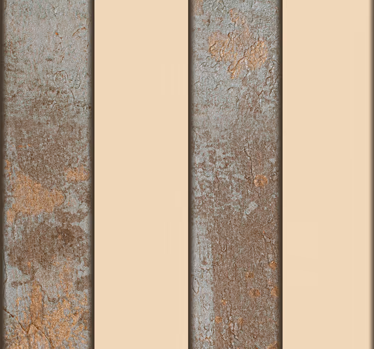 Styling of Concrete Striped Wallpaper - TenStickers