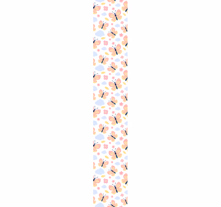 Butterfly Cloud Patterns butterfly wallpaper - TenStickers