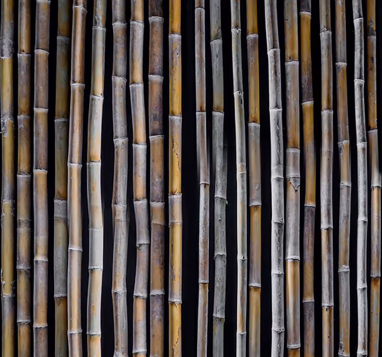 Bamboo Rods Pattern nature wallpaper - TenStickers