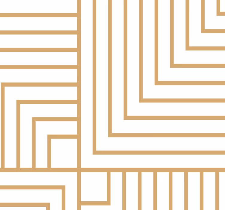 Geometric Maze geometric wallpaper - TenStickers