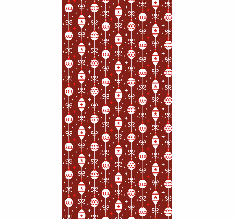 Festive Skull Motif christmas wallpaper - TenStickers