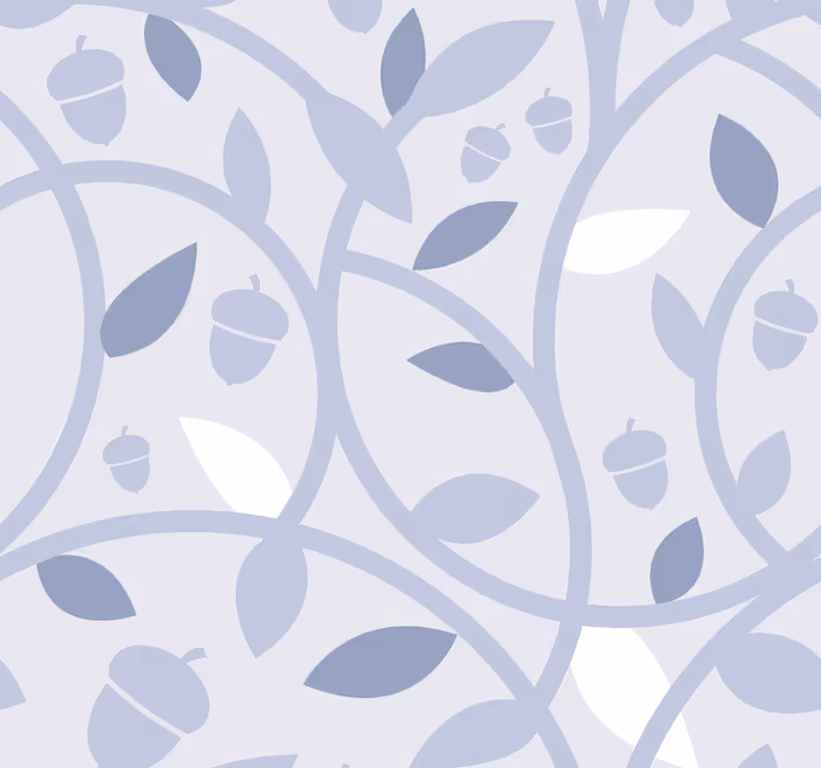 Elegant Leafy Design tile wallpaper - TenStickers