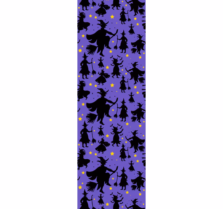 Flying Witches Halloween Wallpaper - TenStickers