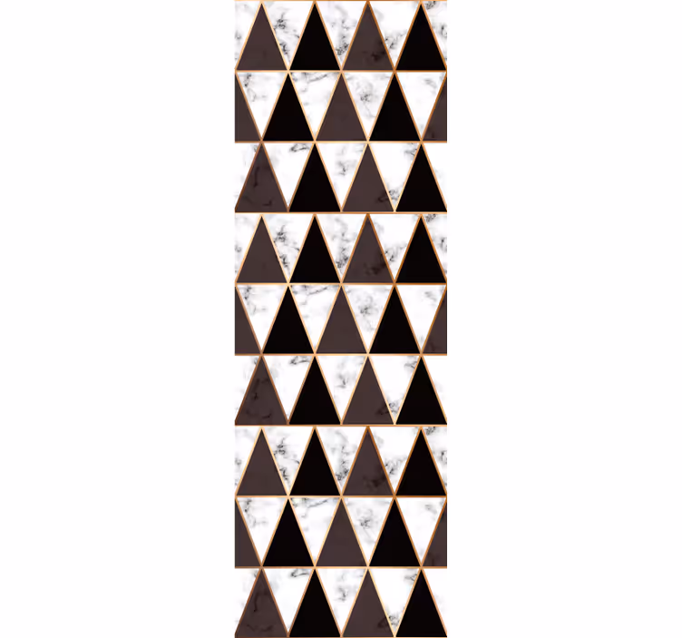 Geometric Marble Triangles geometric wallpaper - TenStickers