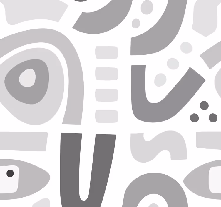 Abstract Geometric Forms geometric wallpaper - TenStickers
