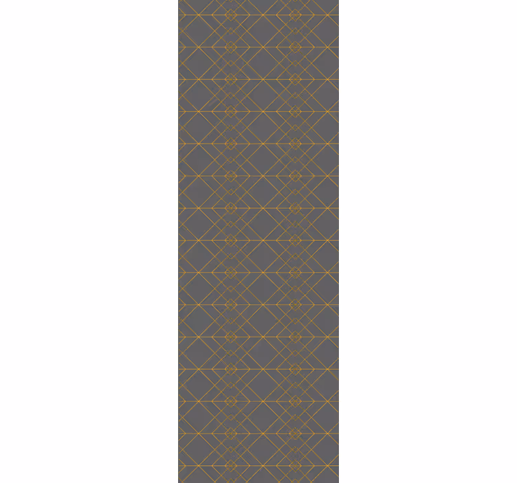 Geometric Grid Pattern geometric wallpaper - TenStickers