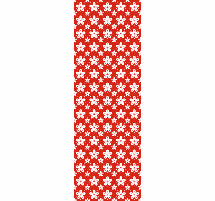 Floral Motif Ensemble floral ornament wallpaper - TenStickers