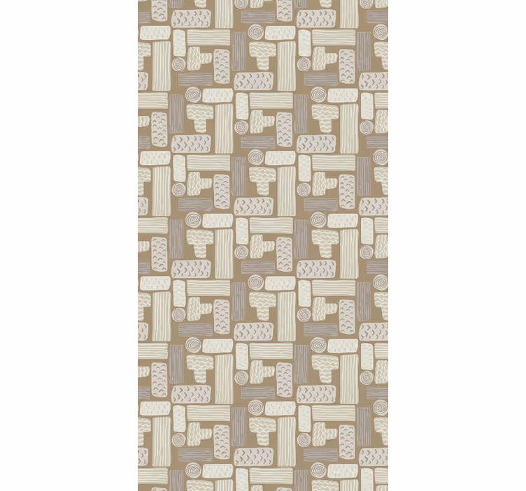 Geometric Marble marble wallpaper - TenStickers
