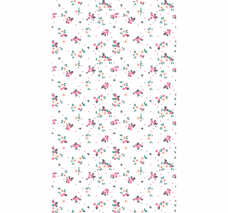 Floral Bouquet Display flower wallpaper - TenStickers