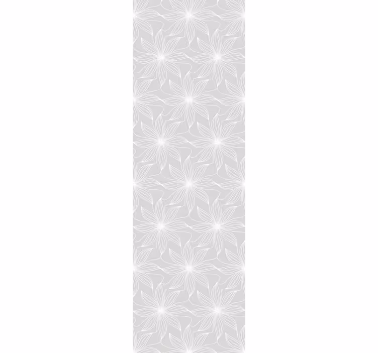 Floral Geometrics gray wallpaper - TenStickers