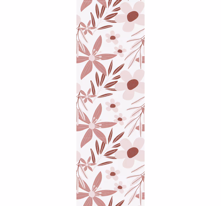 Floral Pattern Motif flower wallpaper - TenStickers