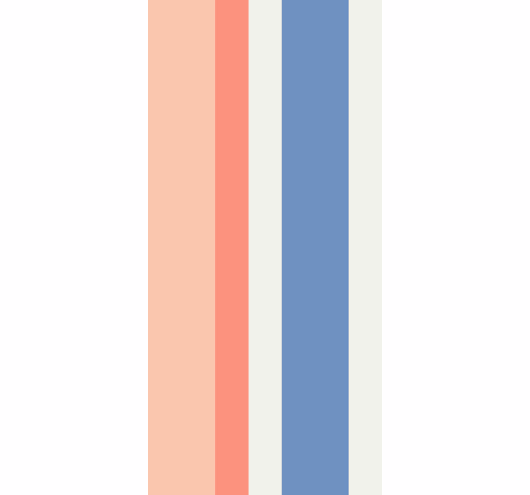 Striped Chic striped wallpaper - TenStickers