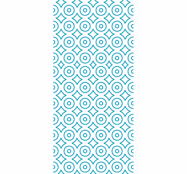 Circular Geometric Pattern geometric wallpaper - TenStickers