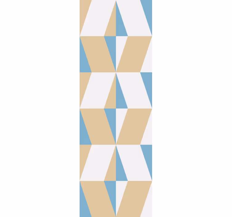 Geometric Minimalistic Shapes Modern Wallpaper - TenStickers