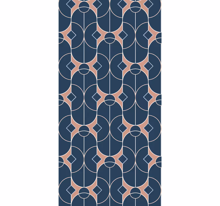 Geometric Chain Pattern geometric wallpaper - TenStickers