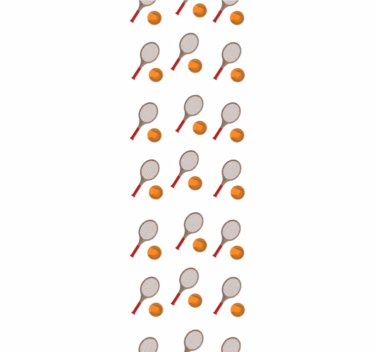 Teenager wallpaper tennis inspired design - TenStickers