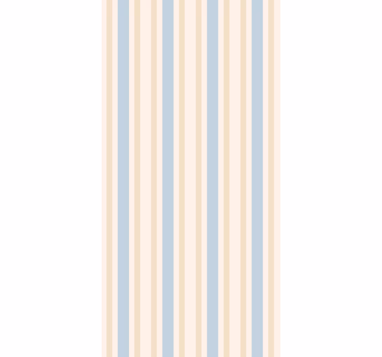 Striped Calmness horizontal striped wallpaper - TenStickers
