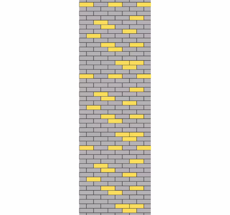 Brick pantone pattern Stone Wallpaper - TenStickers