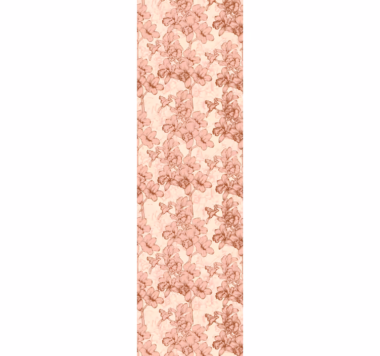 Floral Ornate flower wallpaper - TenStickers