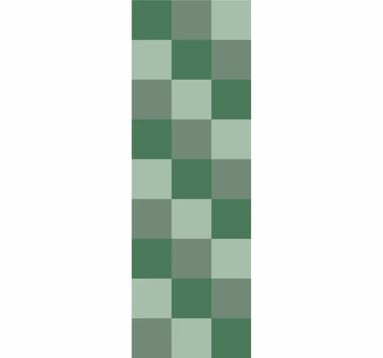 Checkerboard Surface square wallpaper - TenStickers