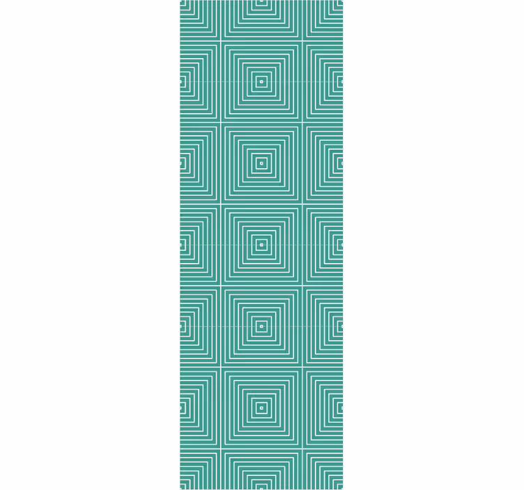 Square Spiral Pattern geometric wallpaper - TenStickers