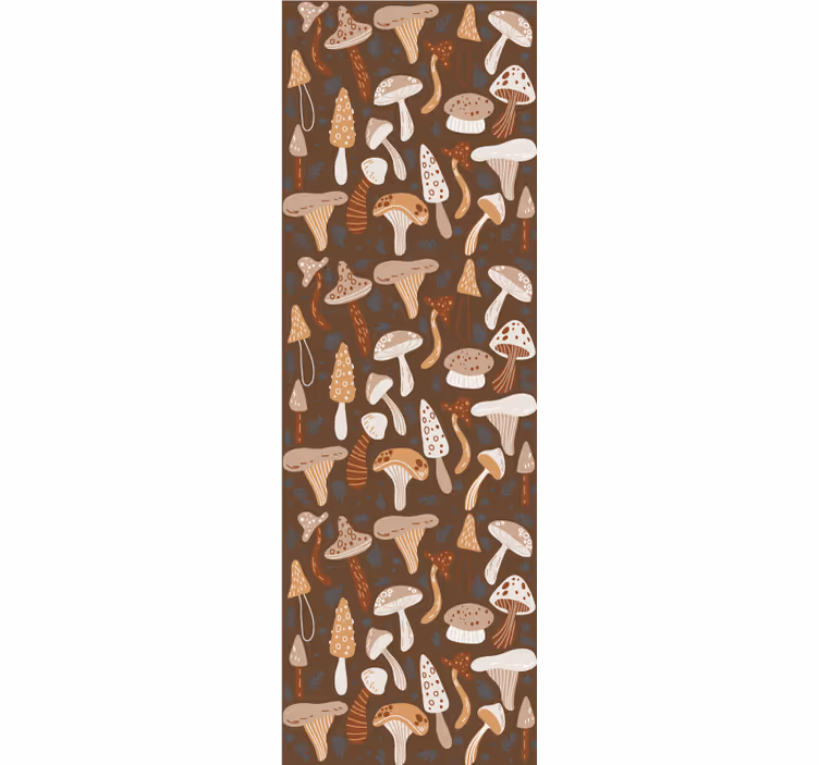 Mushroom Medley nature wallpaper - TenStickers