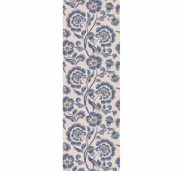 Floral Damask Elegance floral ornament wallpaper - TenStickers
