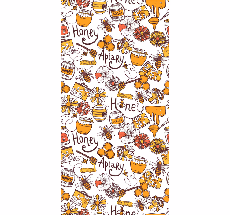 Teenager wallpaper beehive delight - TenStickers