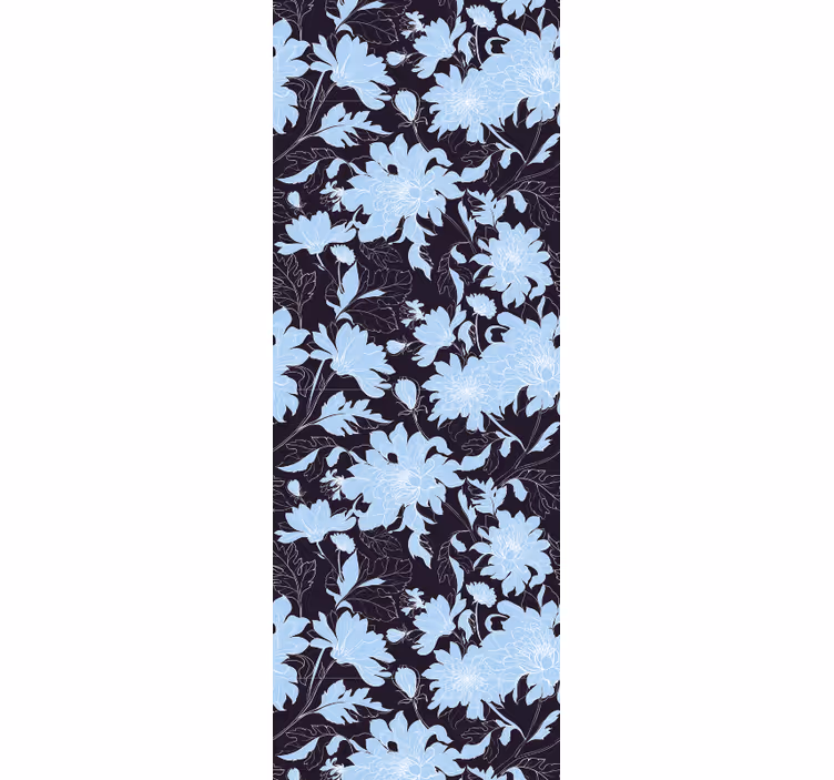 Floral Accent Pattern flower wallpaper - TenStickers