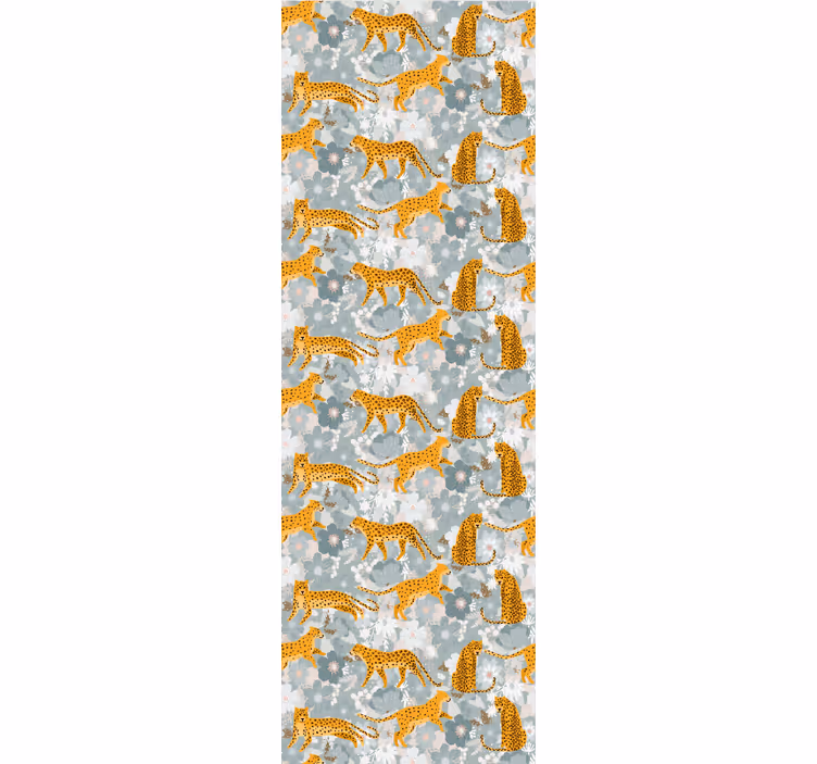 Leopard Motif animal wallpaper - TenStickers