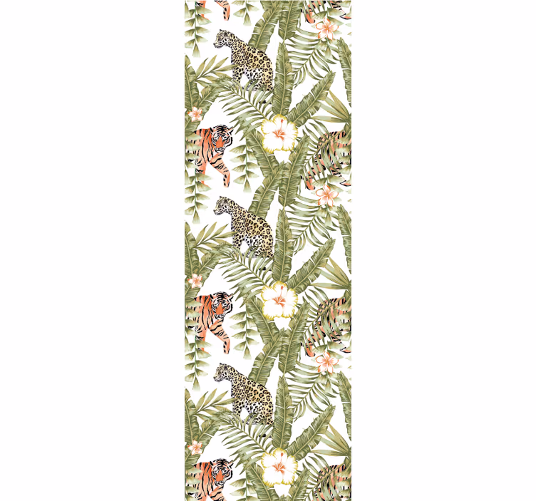 Tropical Jungle Fauna animal wallpaper - TenStickers