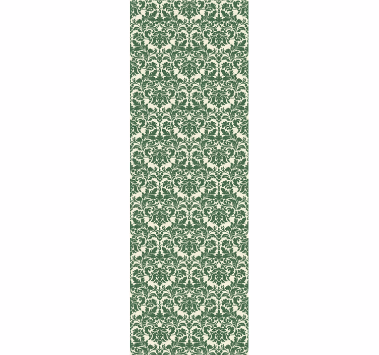 Ornate Botanical floral ornament wallpaper - TenStickers