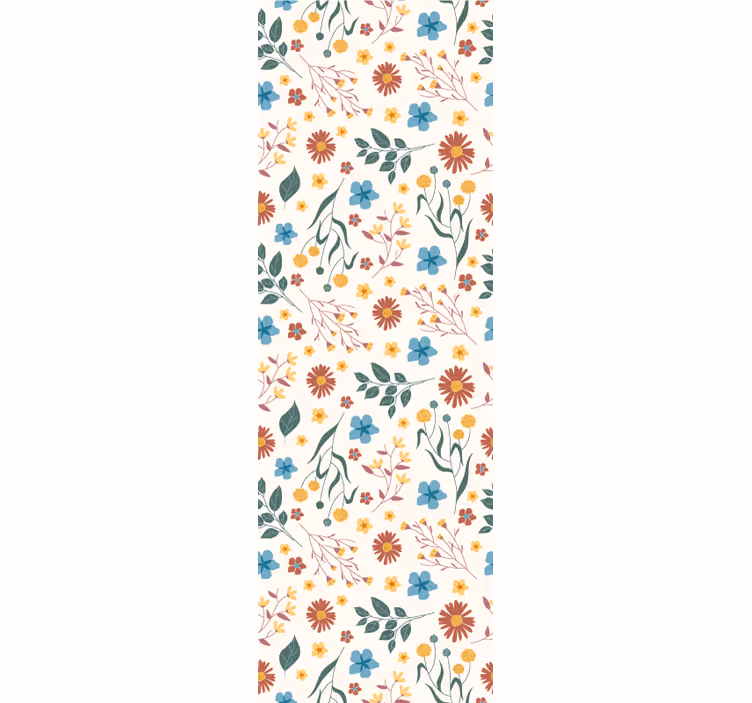 Botanical Flourish flower wallpaper - TenStickers