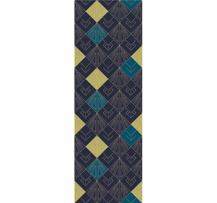 Geometric Patterned Decor geometric wallpaper - TenStickers