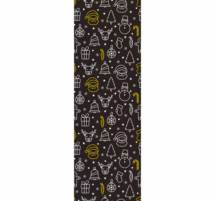Festive Season Icons christmas wallpaper - TenStickers