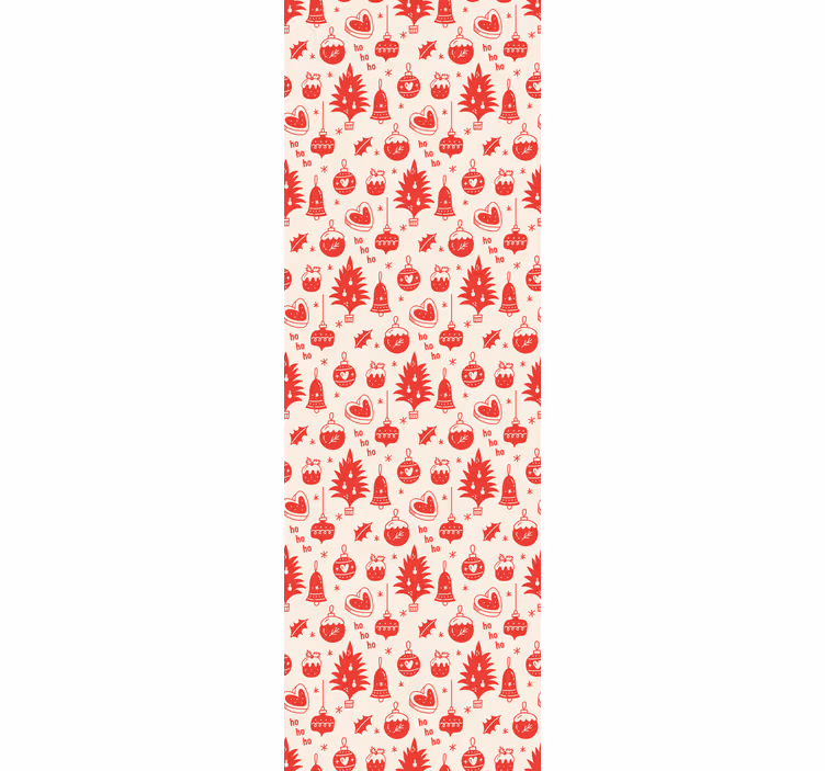 Festive Season Patterns christmas wallpaper - TenStickers