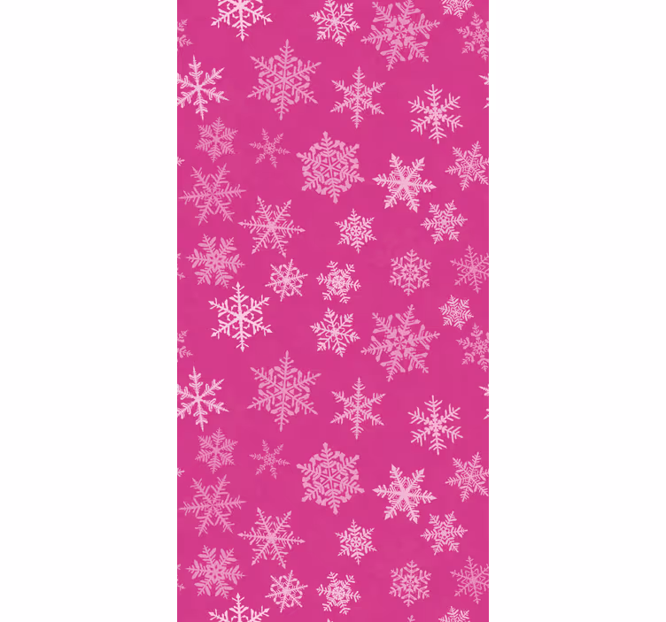 Holiday Snowflakes christmas wallpaper - TenStickers