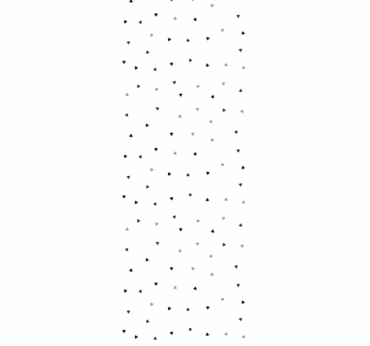 Scattered Triangles geometric wallpaper - TenStickers