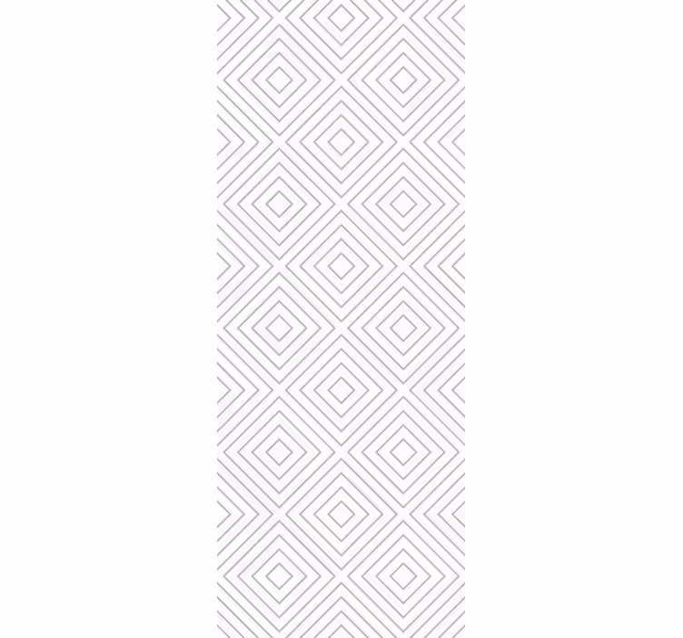 Geometric wallpaper in diamond shape design - TenStickers