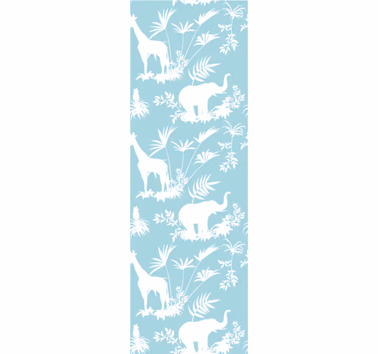 Jungle Toile vintage pattern Classic wallpaper - TenStickers