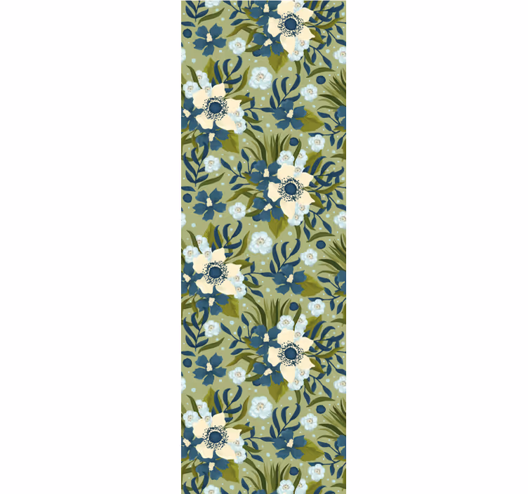 Floral Serenity flower wallpaper - TenStickers