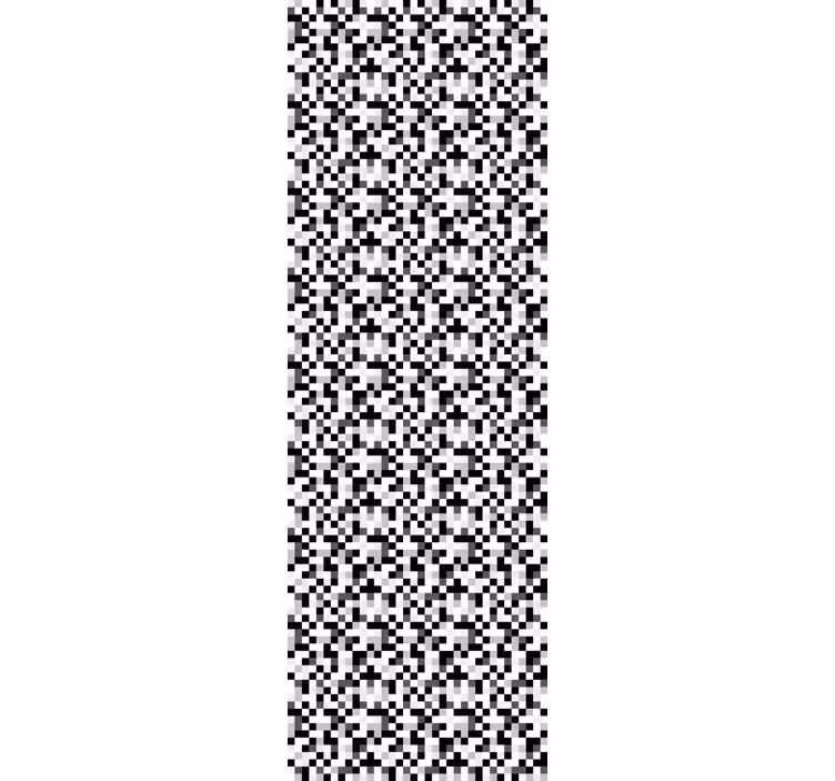 Geometric Houndstooth geometric wallpaper - TenStickers