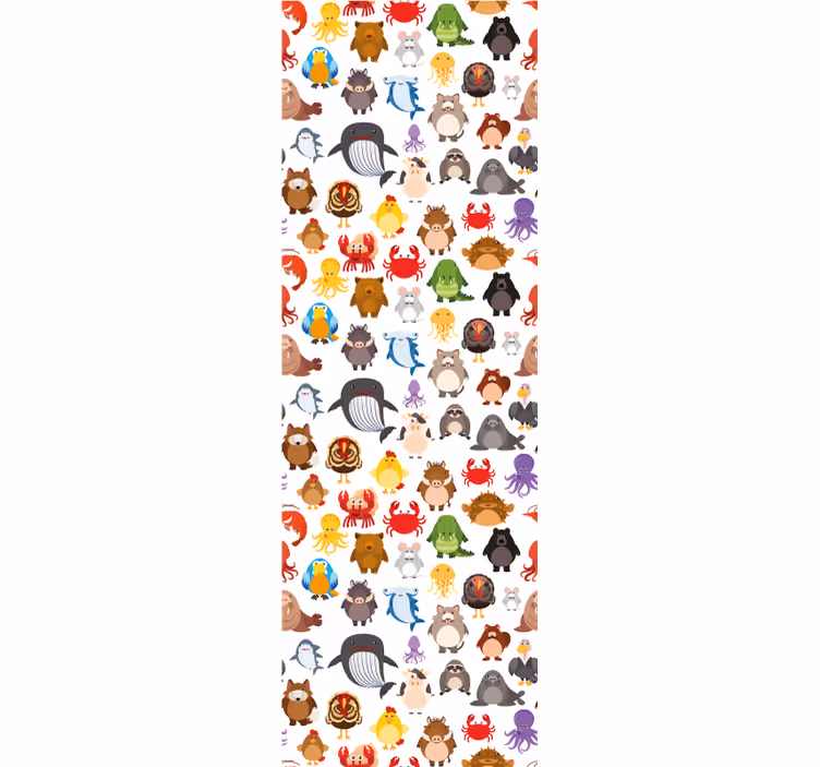 Animal Characters Fusion animal wallpaper - TenStickers