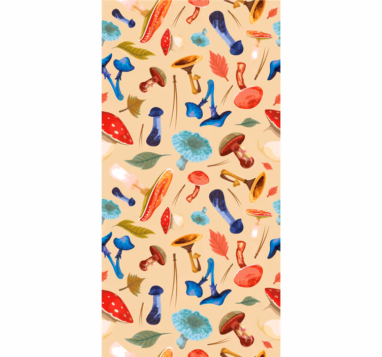 Enchanting botanicals dining room wallpaper - TenStickers