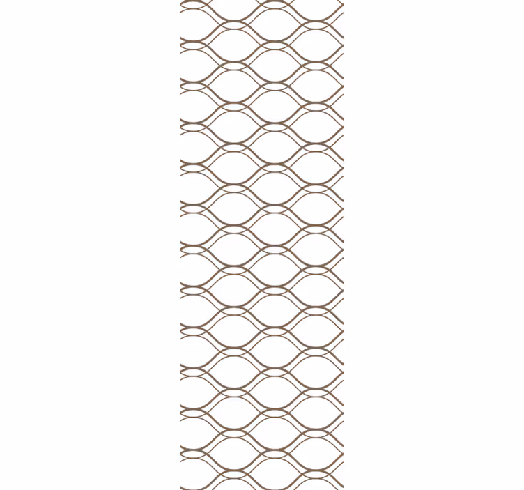 Elegant patterned design horizontal striped wallpaper - TenStickers
