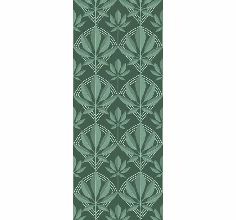 Green Vertical Pattern living room wallpaper - TenStickers