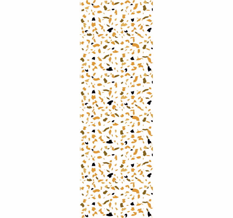 Warm colors Terrazzo style textured wallpaper - TenStickers