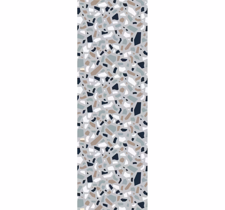 Neutral colors terrazzo pattern wallpaper - TenStickers
