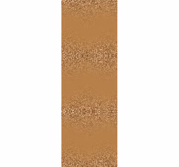 Retro brown square dotted rustic wallpaper - TenStickers
