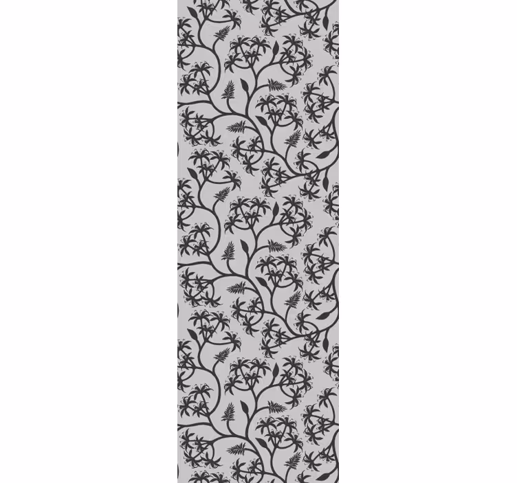 Classic style black tree wallpaper - TenStickers